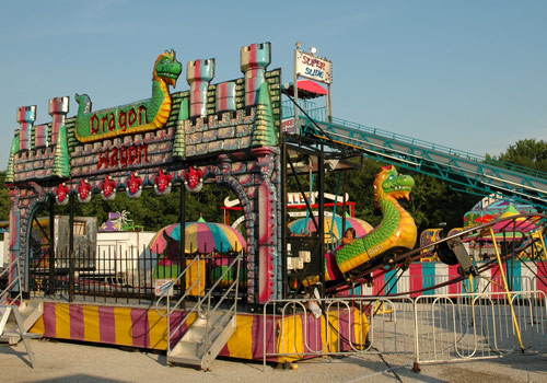 Dragon Wagon Roller Coaster for carnivals