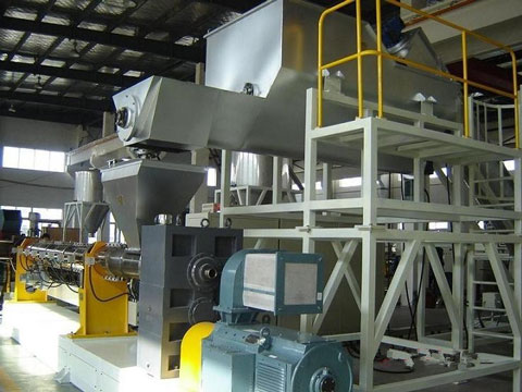 Activated carbon processing machine