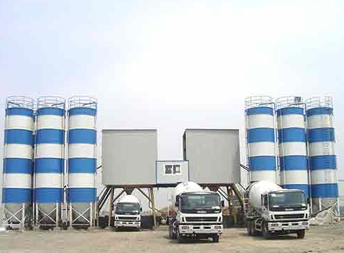 Full auto concrete mixing plant for sale