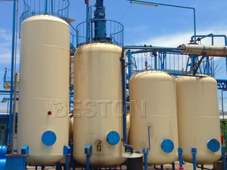 waste oil to diesel machine