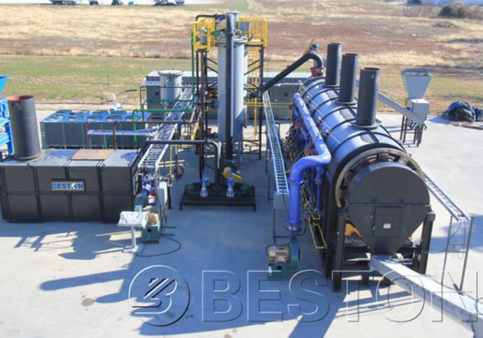 Beston Waste Plastic Pyrolysis Plant 