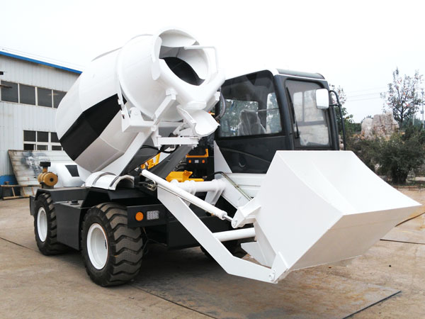 self loading concrete mixer truck