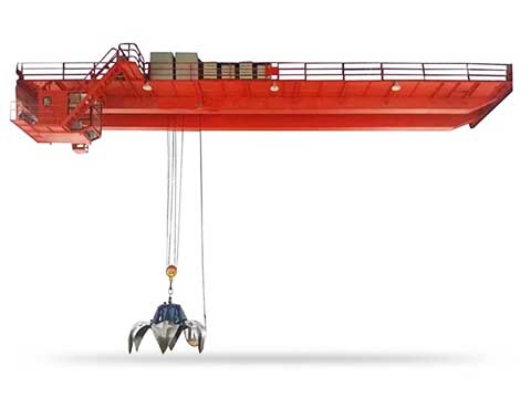 Buy grab overhead crane in China