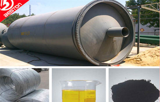 Waste Tyre To Oil Machine