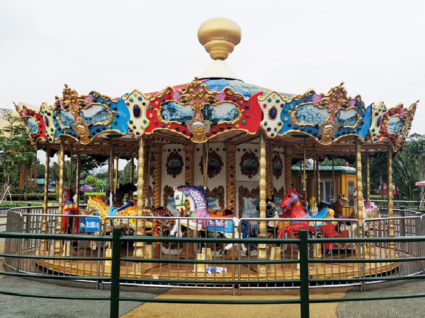 fairground carousel ride for park