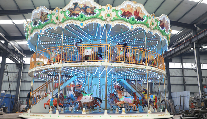 carousel amusement park ride 