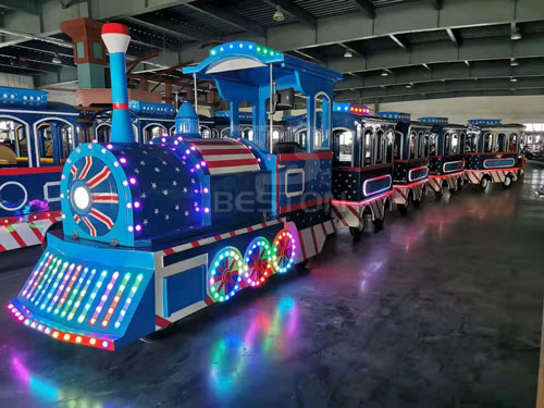 electric trackless train for shopping mall 