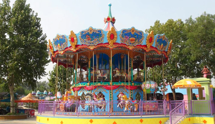 two story carousel ride for park 